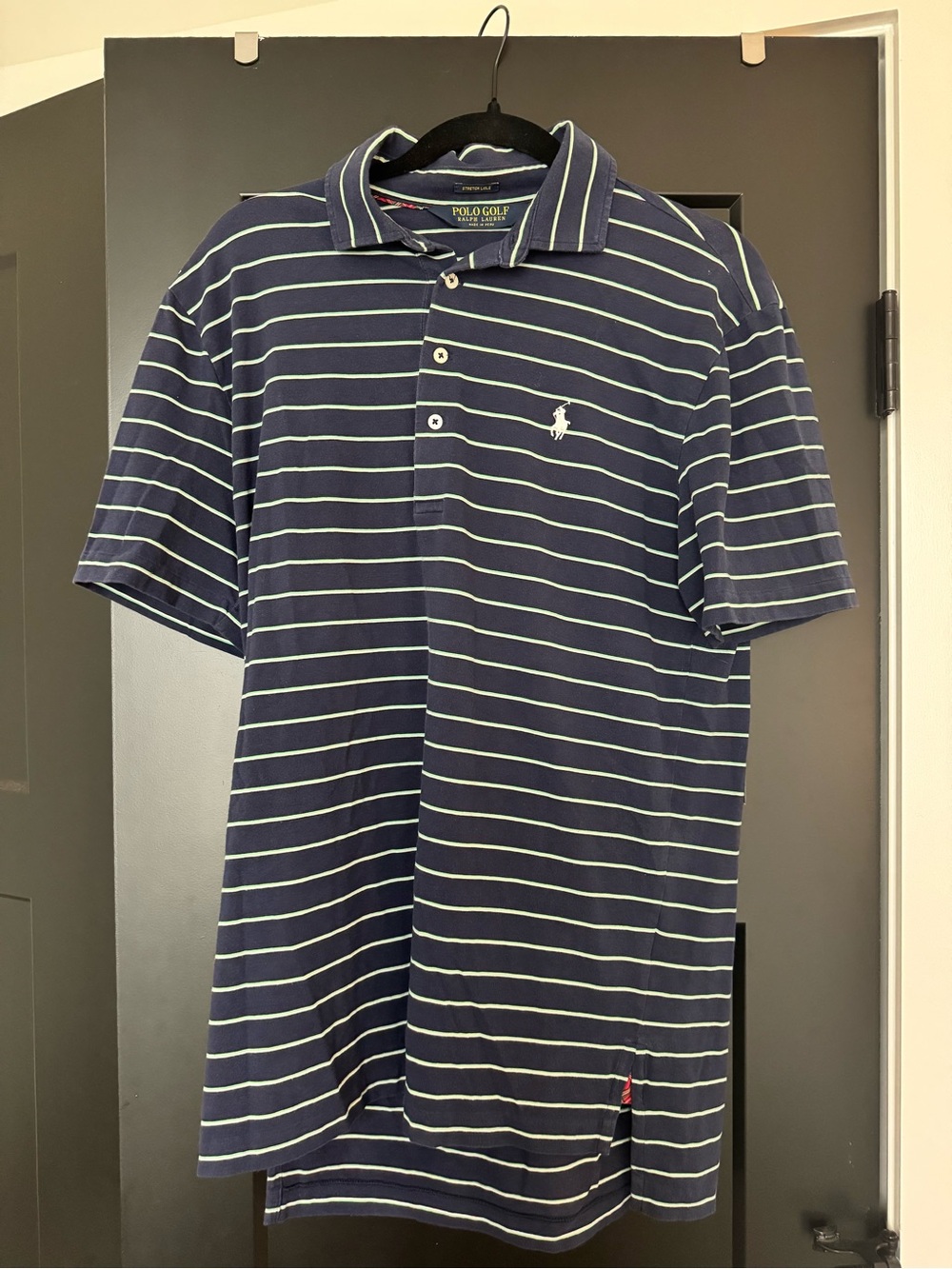 Polo Golf Stretch Lisle navy polo